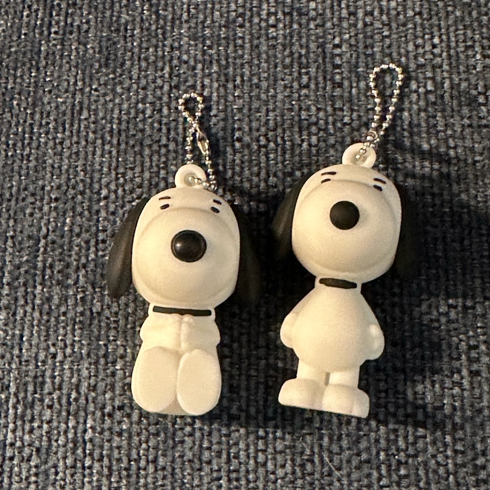 Peanuts Snoopy Keychain/Bag Charm Set